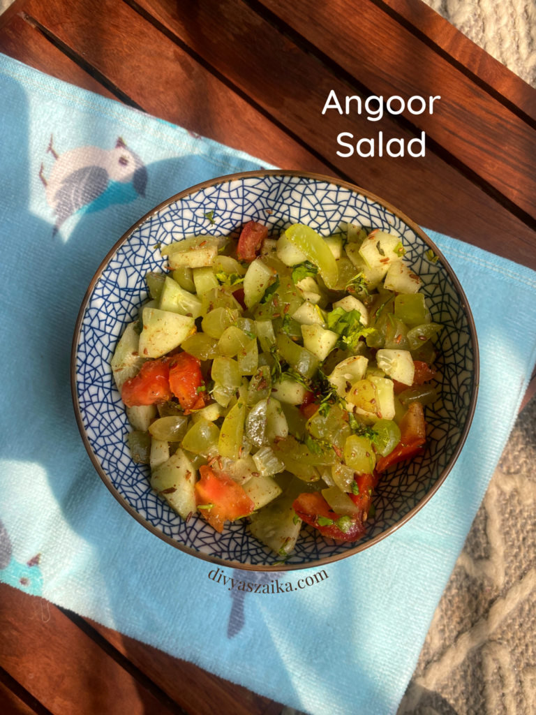 Angoor Salad | Refreshing Salad Recipe - Divya